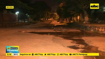 Pésimo estado de calles en el barrio Tacumbú