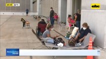Dramática espera afuera de los hospitales