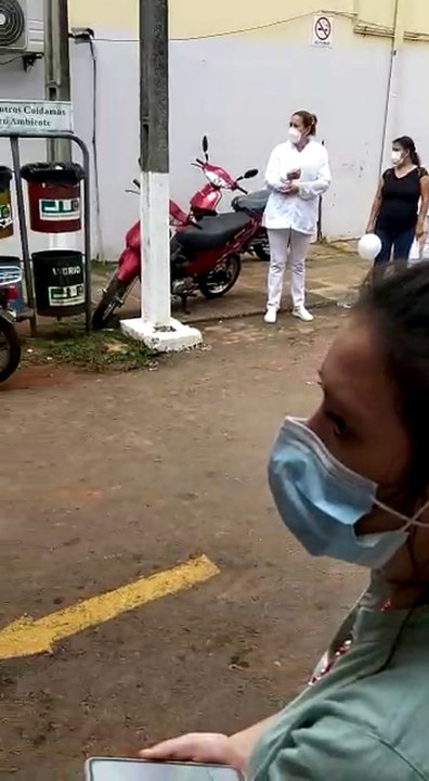 Conmovedora despedida de joven enfermera