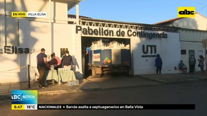 Villa Elisa cuenta con un contenedor que servirá de albergue para familiares de internados