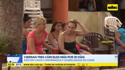 Cierran tres cárceles por más de 30 días debido a contagios