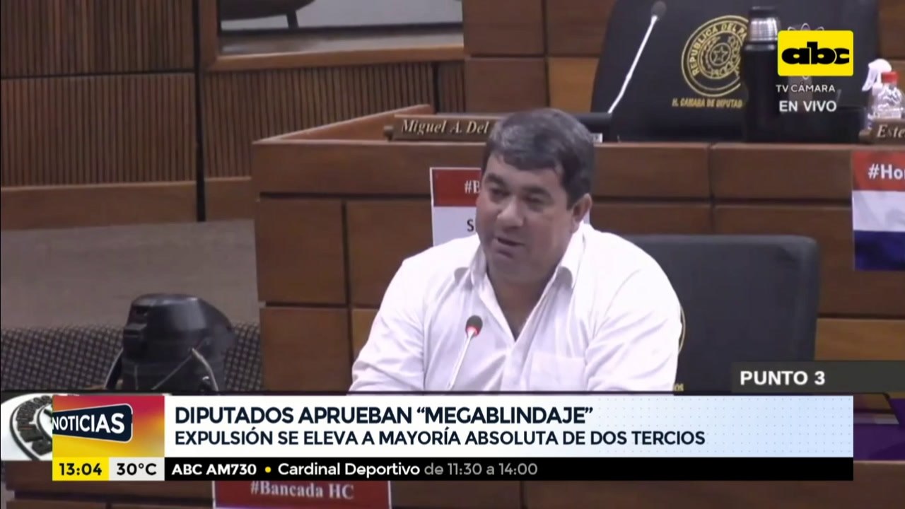 Diputados aprueban "Megablindaje"