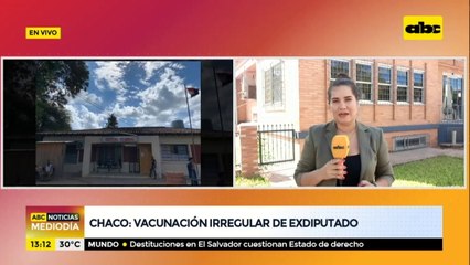 Chaco: vacunación irregular de un exdiputado