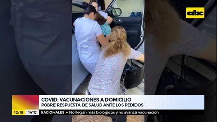 Pobre Respuesta De Salud A Pedidos De Vacunaciones A Domicilio