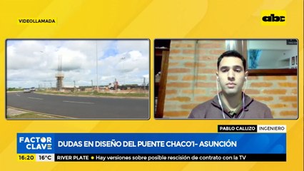 Dudas en diseño de puente Chaco`i - Asunción