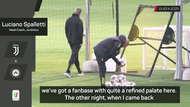 Spalletti learning demands of Juventus fans