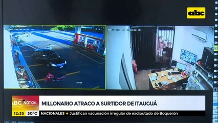 Millonario atraco a surtidor de Itauguá