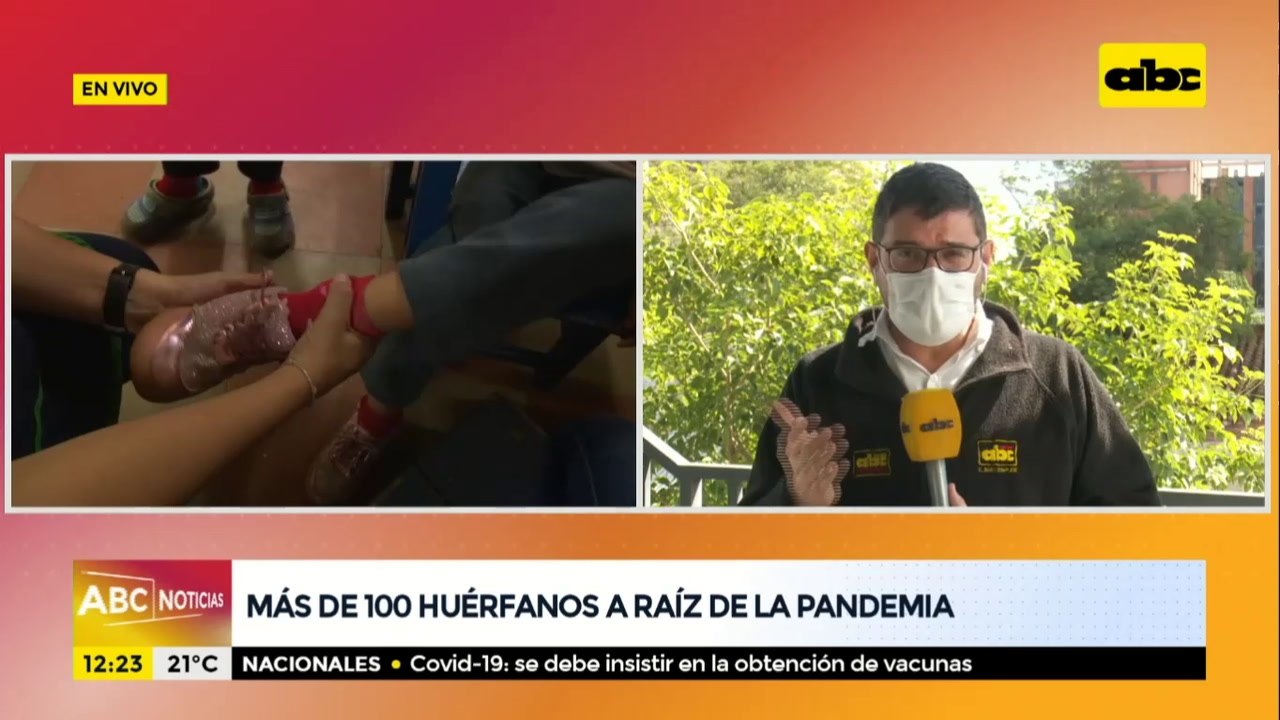 Más de 100 huérfanos a raíz de la pandemia