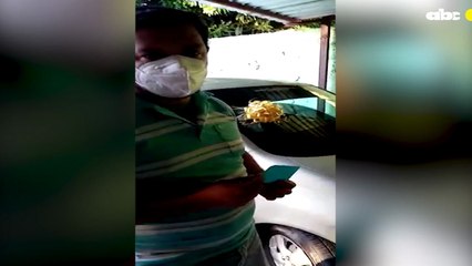 Ganador de sorteo devuelve premio de rifa solidaria