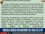 Venezuela rechaza declaraciones del Fiscal Adjunto de la CPI Mame Mandiaye Niang