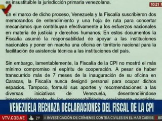Venezuela rechaza declaraciones del Fiscal Adjunto de la CPI Mame Mandiaye Niang