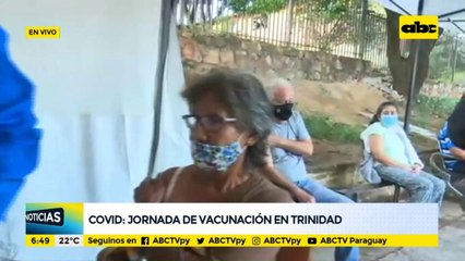 Vacunatorio del Hospital de Trinidad arranca inmunización antes de las 7:00 horas
