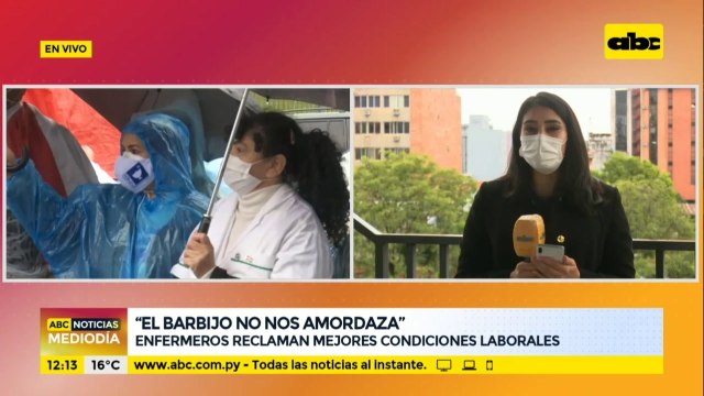 Enfermeros reclaman mejores condiciones laborales