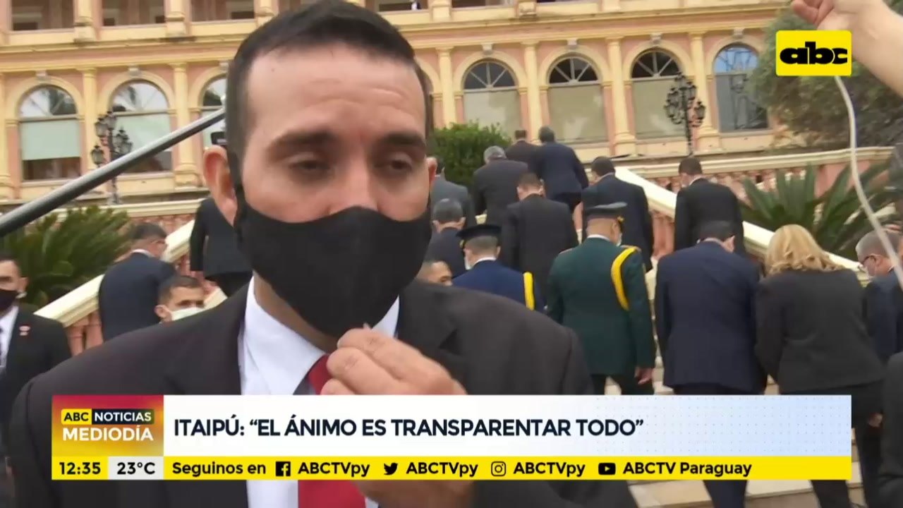 Itaipú: "el ánimo es transparentar todo"