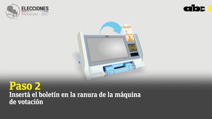 Pasos Para Votar En La Maquina De Votación