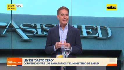 Presidente de la Asociación de Sanatorios Privados plantea una "reforma sanitaria"