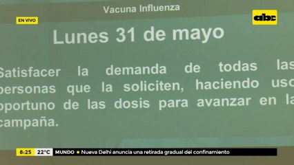 Liberan vacunas antigripales para todos quienes quieran inmunizarse