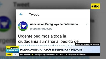 Ante colapso, piden contratar a más médicos y enfermeros