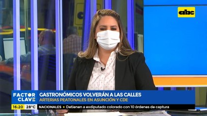 Calles volverán a ser habilitadas para el sector gastronómico