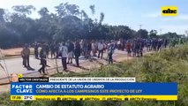 Organizaciones campesinas rechazan modificación de estatuto agrario