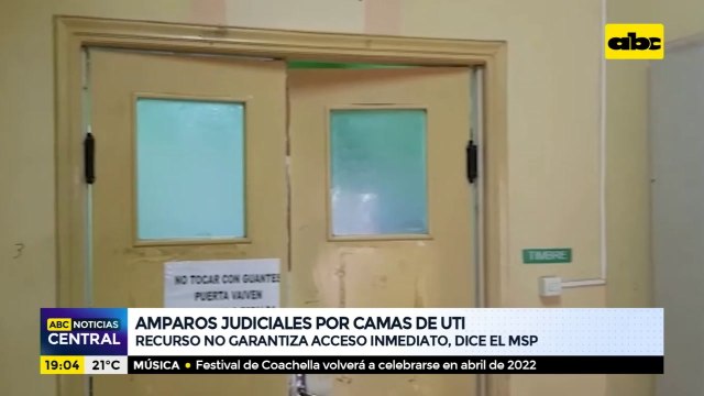 Siguen los amparos judiciales por camas de UTI