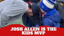 Josh Allen shows his big heart with an unexpected encounter pregame