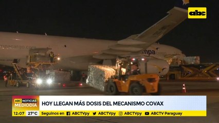 Hoy llegan más dosis del mecanismo Covax