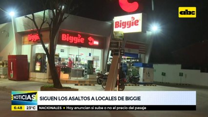 Delincuentes asaltan y se llevan G. 7 millones de un Biggie en Fernando de la Mora