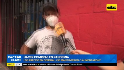 ¿Los precios se mantuvieron o aumentaron en los comercios?