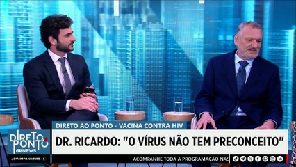 “Única coisa que possibilitou a agilidade na vacina do COVID foi a do HIV”, explica professor | DIRETO AO PONTO