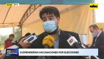 Suspenderían vacunaciones por elecciones internas