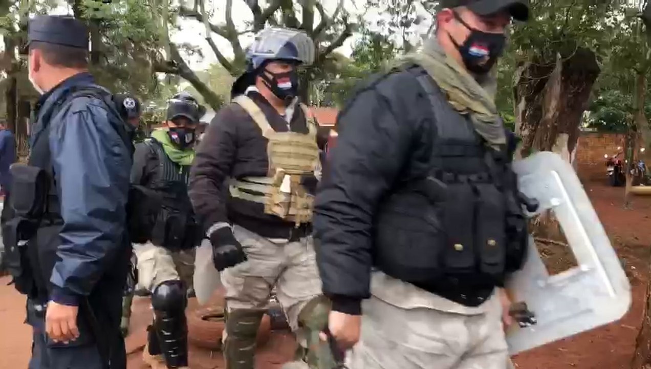Incidentes en Minga Guazú