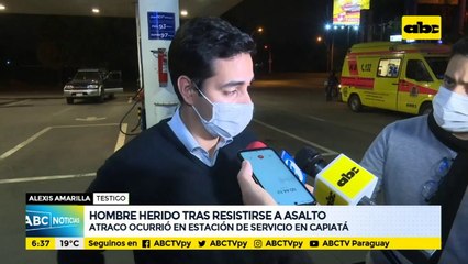 Hombre herido tras resistirse a asalto