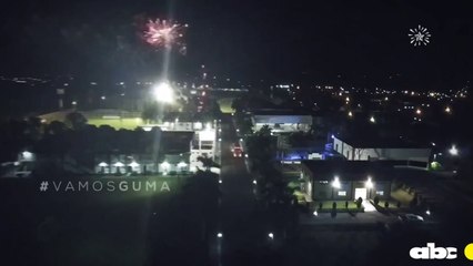 El Recibimiento Al Campeón En La Sede De La Pretemporada En Minga Guazú