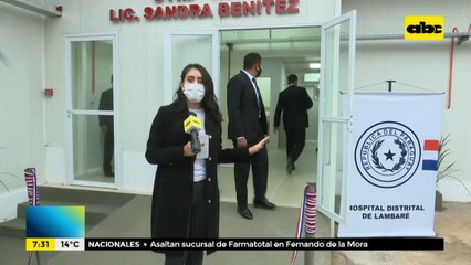 Inauguran pabellón de contingencia en hospital de Lambaré