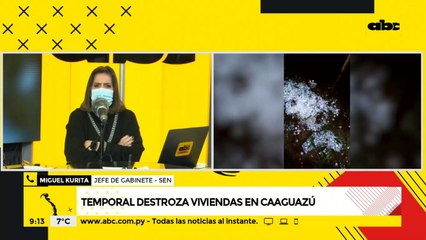 SEN dice que está trabajando para acompañar a afectados por temporal