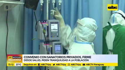 Convenio con sanatorios privados, firme