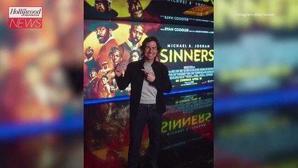 Michael B. Jordan Responds to Tom Cruise Seeing 'Sinners' in a Movie Theater | THR News Video