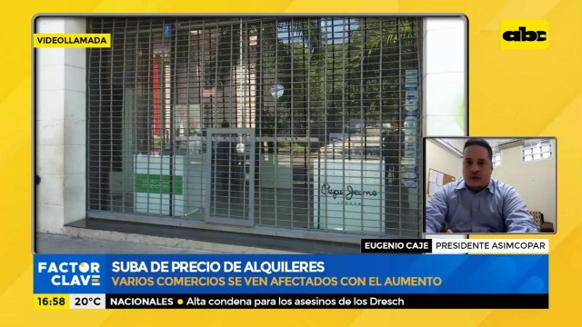 Suba de precio de alquileres