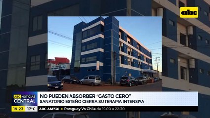 Sanatorio Esteño Cierra Su Terapia Intensiva