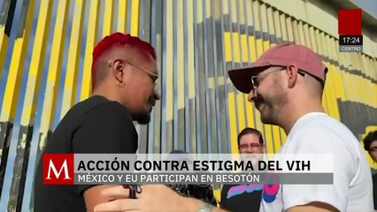En Tijuana, el "Besotón Sidoso" se realiza para visibilizar a las personas con VIH