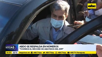 Abdo se respalda en números