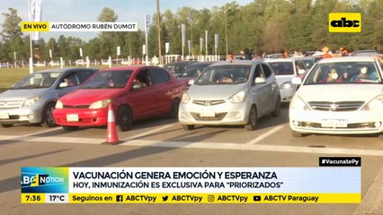 Se inicia histórica vacunación masiva en el ex Aratiri