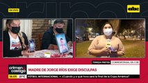 Mamá de Jorge Ríos exige disculpas a Salomón