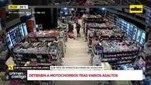 Detienen a motochorros tras varios asaltos