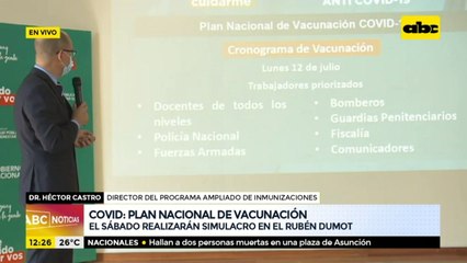 Vacunación a esenciales será el lunes 12 y desde el martes 13 liberan dosis a mayores de 35 años