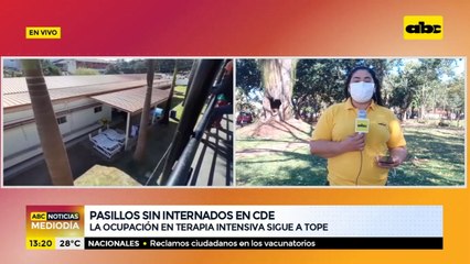 Pasillos sin internados en CDE