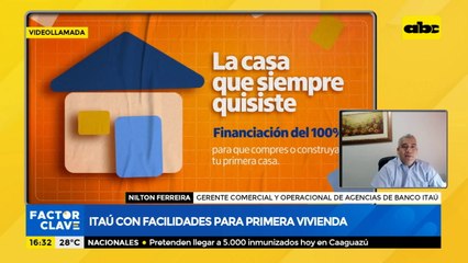 Itaú con facilidades para primera vivienda