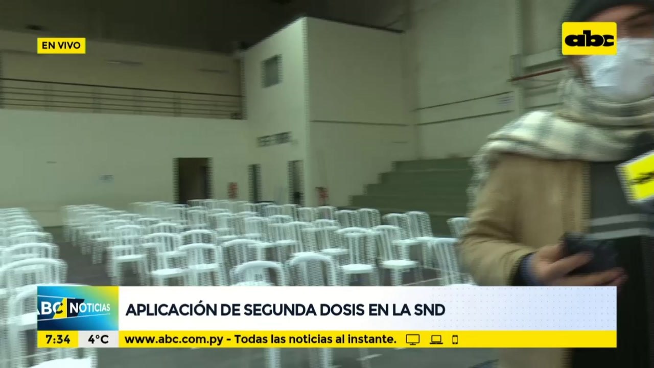 Baja concurrencia para aplicación de vacunas anticovid en la SND