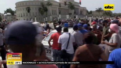 Pararon protestas en Cuba